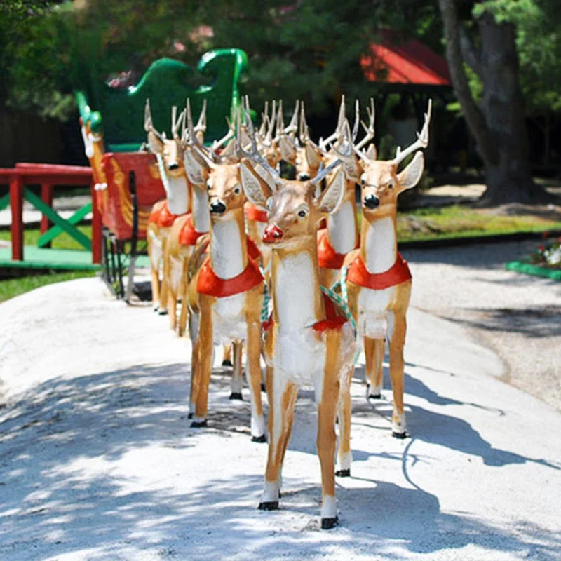 Animated Life Size Animals Christmas Reindeer