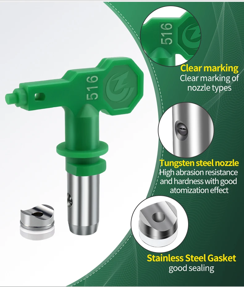 Airless-Sprühdüsen OPRS Serie 1-8: Fein-Hochdruckdüsen für präzises Airless-Spritzlackieren mit Schutzfunktion – Detail 3