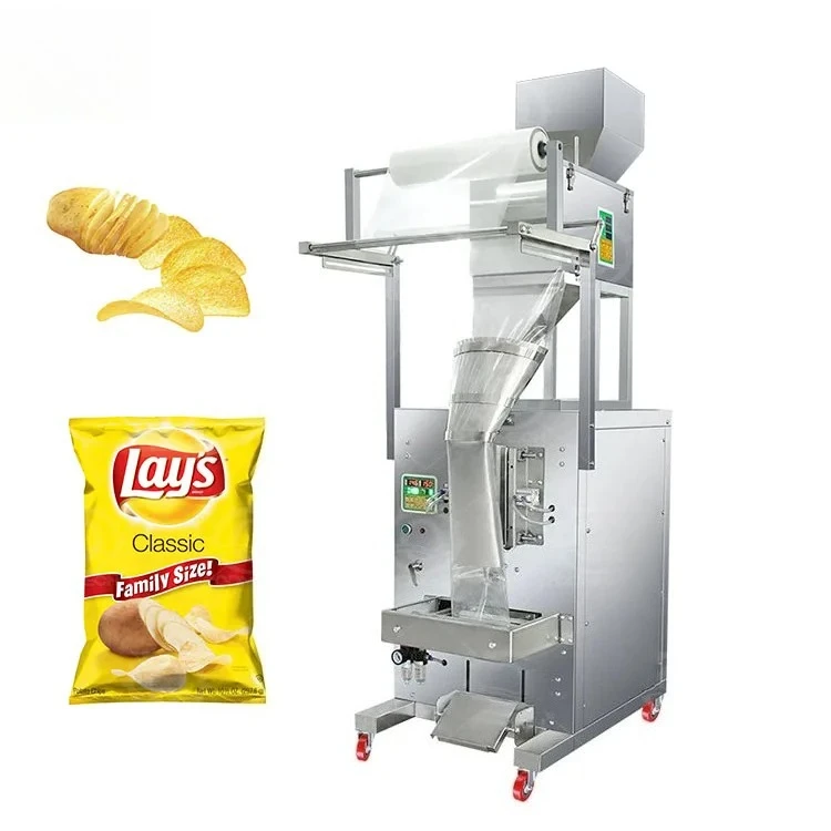 Automatic Vertical Multifunction Chips Packing Machine Filling Snack Food Chilli Powder Packaging Machine
