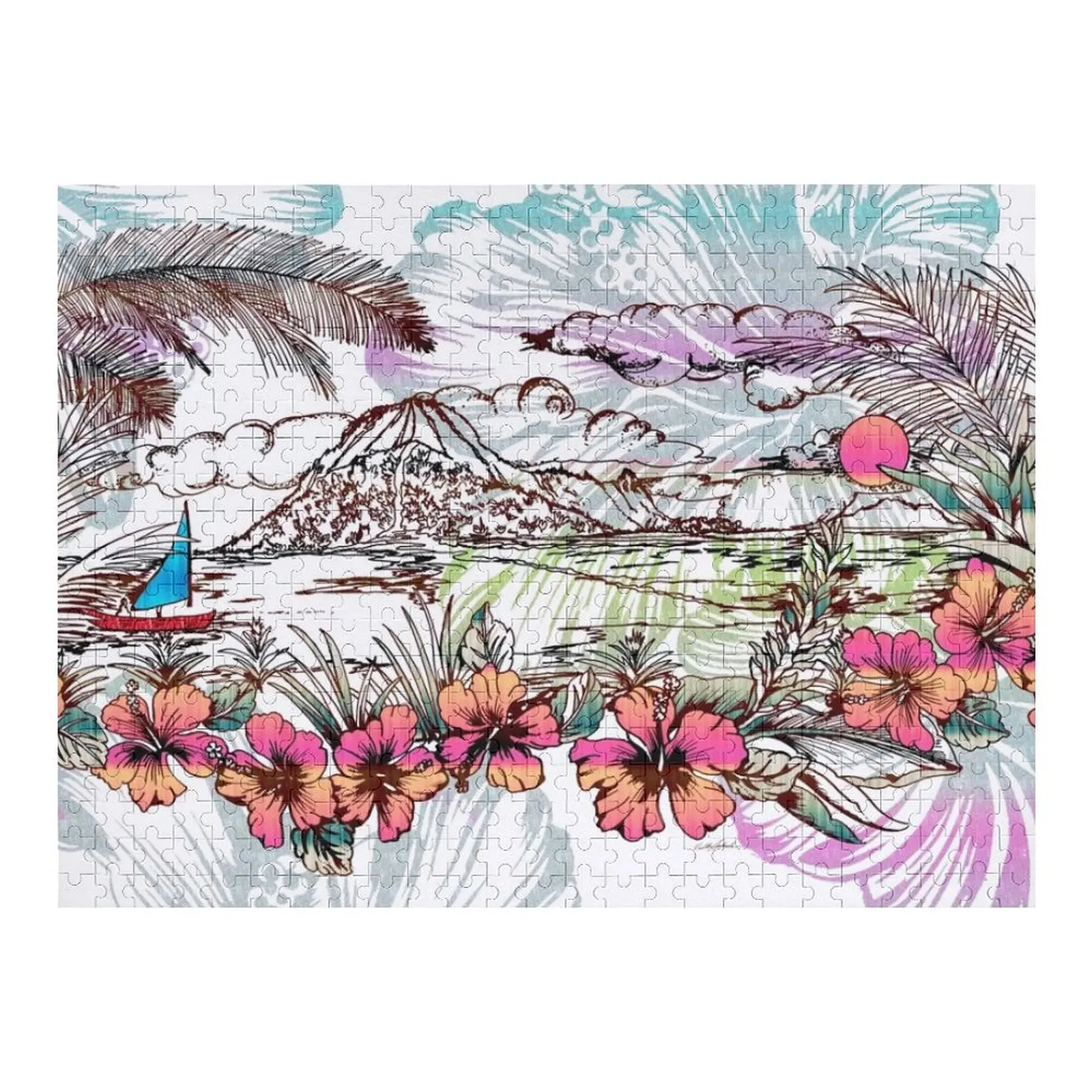 

Sail Away Jigsaw Puzzle Photo Personalized Gifts Scale Motors Wooden Compositions For Children Puzzle