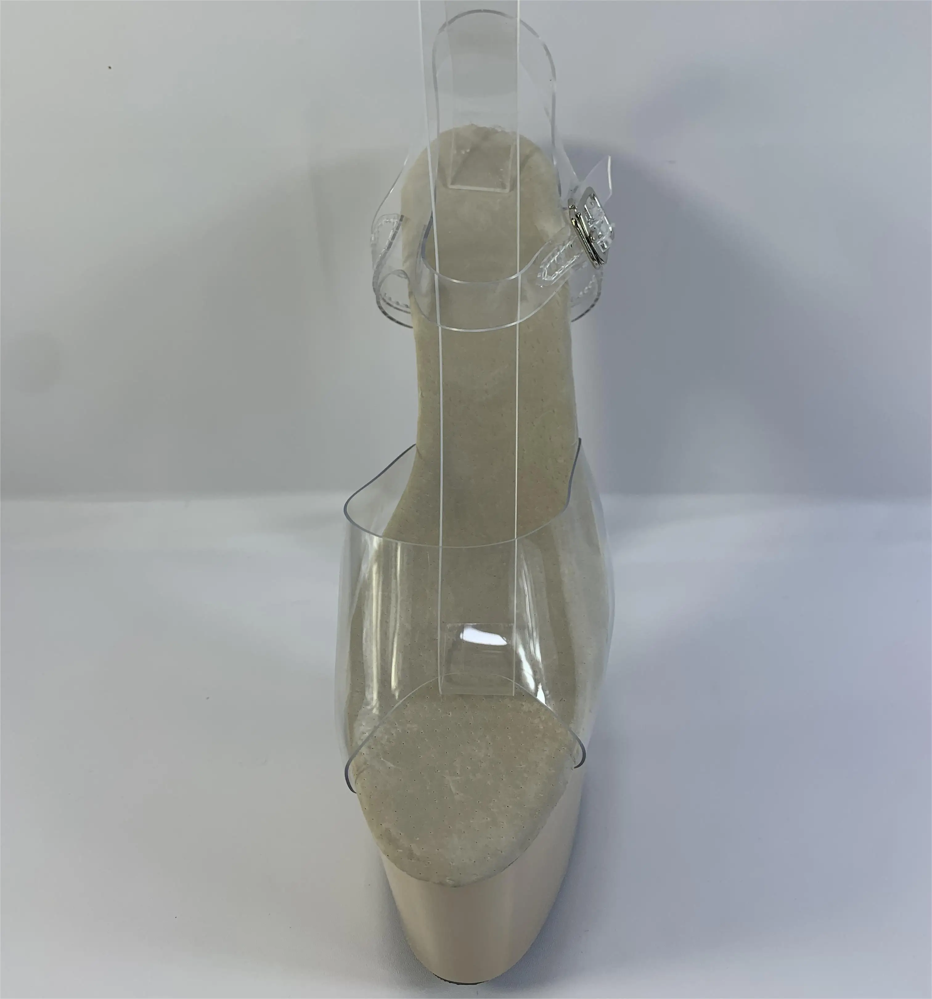20cm stiletto, 8-inch heels, sexy pole dancing model, transparent vamp, nightclub stage sandals