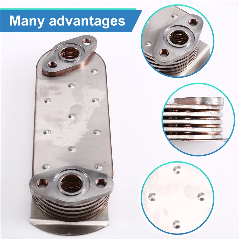 New 0K55114701 Oil Cooler For Hyundai Terracan K2700 K3000 2001 2.5L 2.9L Diesel Engine 09.2004-10.2006 For Kia Carnival - Image 3