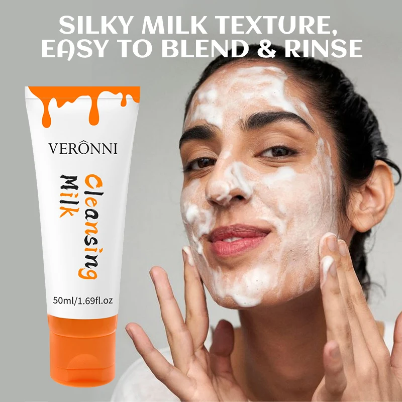 2In1 Milk Cleansing Milk Gentle Makeup Remover Non-Irritating Hydrating Cleanser Sensitive Skin Remove Light Makeup Sunscreen
