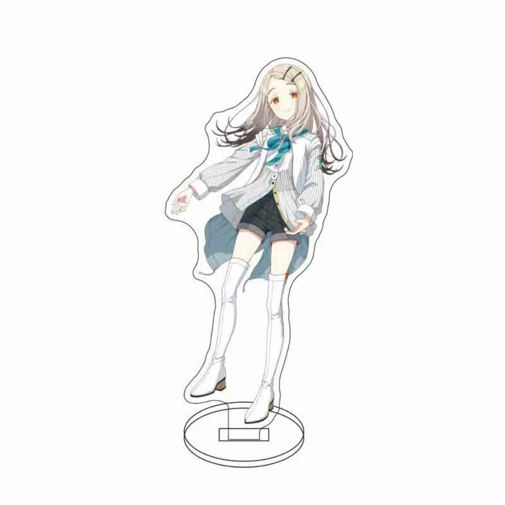 لعبة "Gakuen Idolm@ster حامل أكريليك 15 سم فوكاي ساكي فوجيتا كوتون على طراز الرسوم المتحركة يقف هدايا عيد الميلاد لصديق العلامة التجارية #6