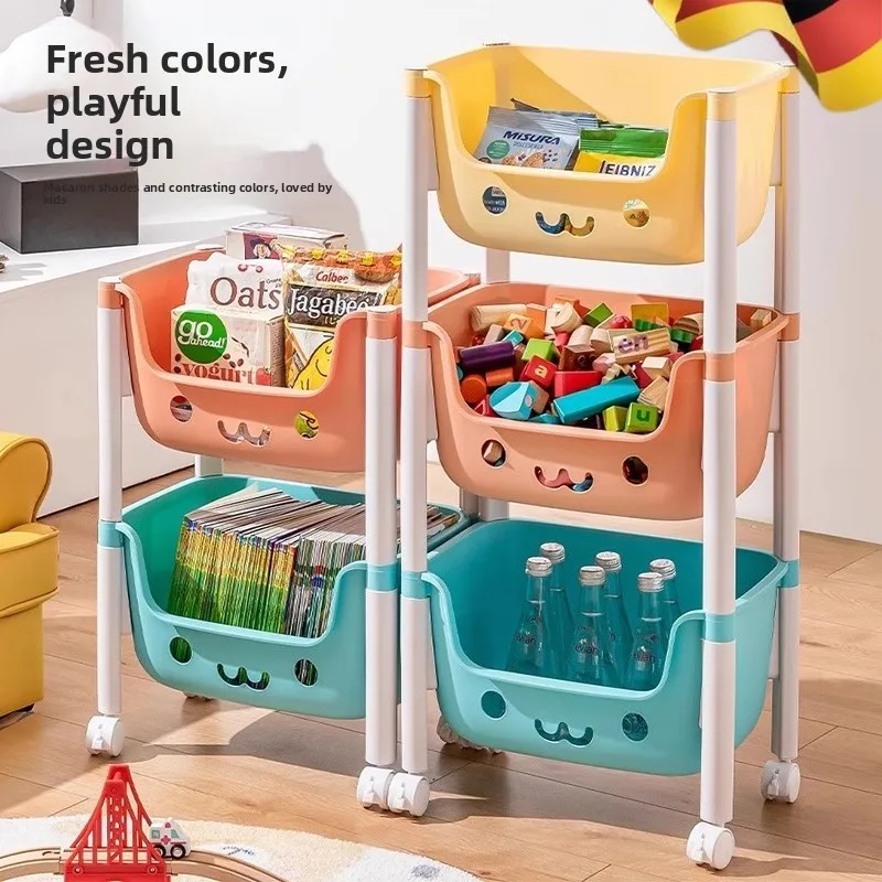 multilayer-mobile-children's-toy-storage-rack-bookshelf-small-cart-organizer-no-drilling-required-easy-to-move-digital-brand
