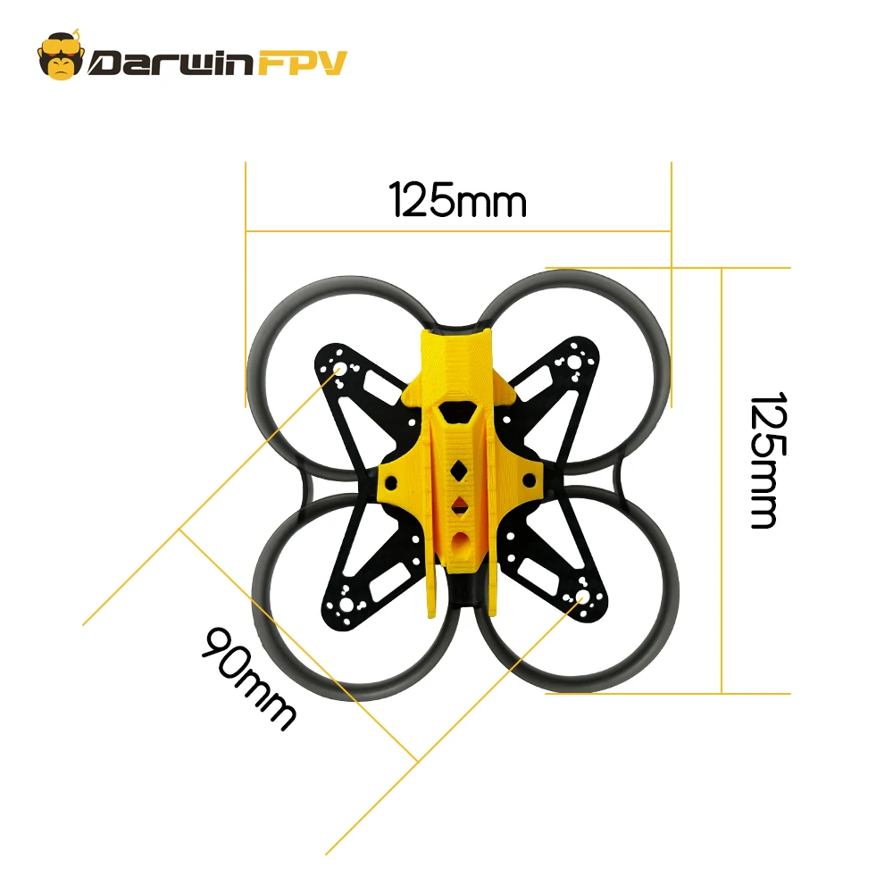 DarwinFPV FPV CineApe20 2 Inch Whoop FPV Drone Frames