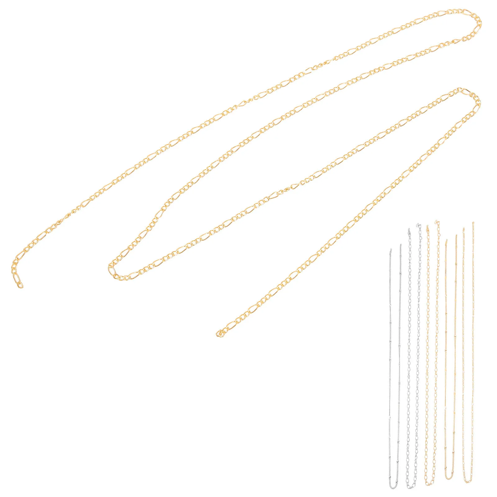 5 stuks nagelkettingen voor kunstkoper sterk duurzaam gemakkelijk te gebruiken nagelkettingdecoraties voor professionele salons en beginners