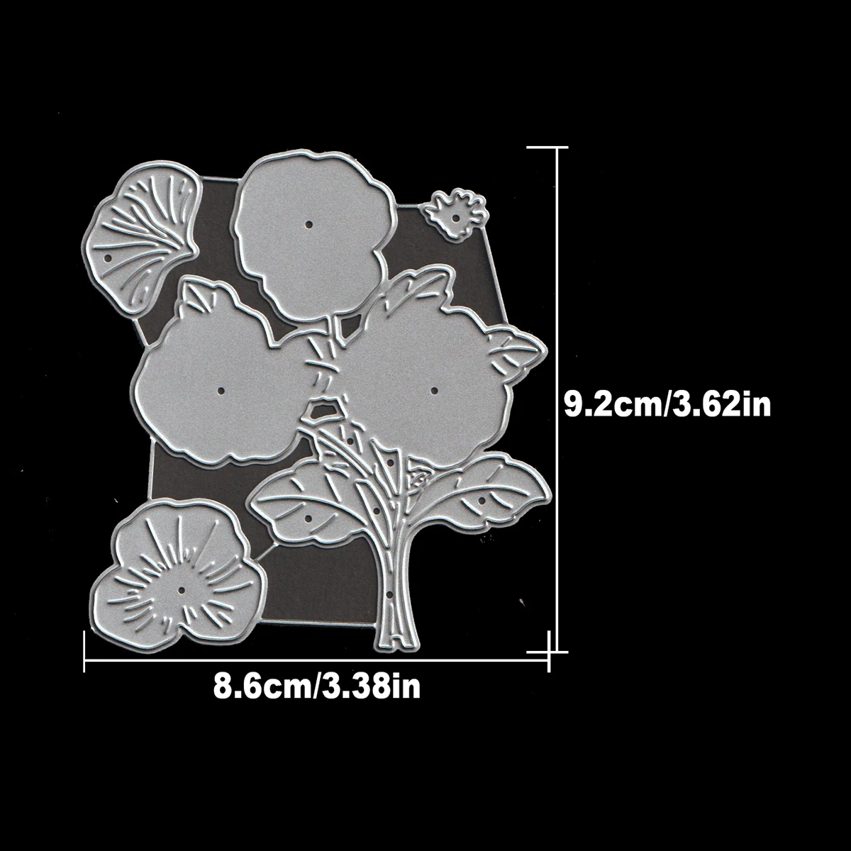 الأصلي طبقات جميلة الزهور بانسي باقة قطع معدنية يموت سكرابوكينغ النقش الزخرفية