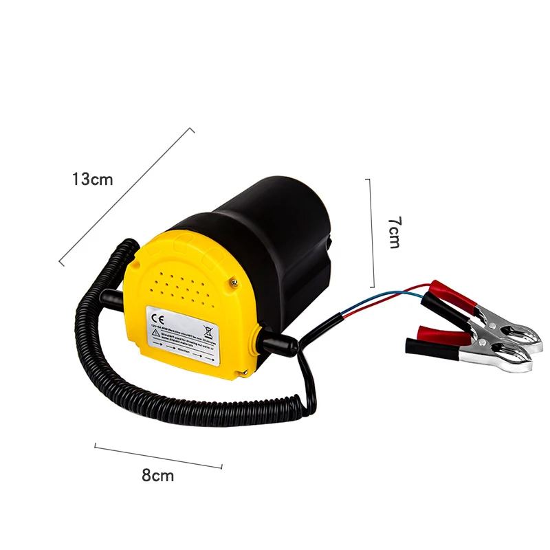Fotografia 3: Bomba de Óleo Elétrica Mini Autoescorvante 12V Portátil para Transferência de Combustível para Carro, Moto e Barco