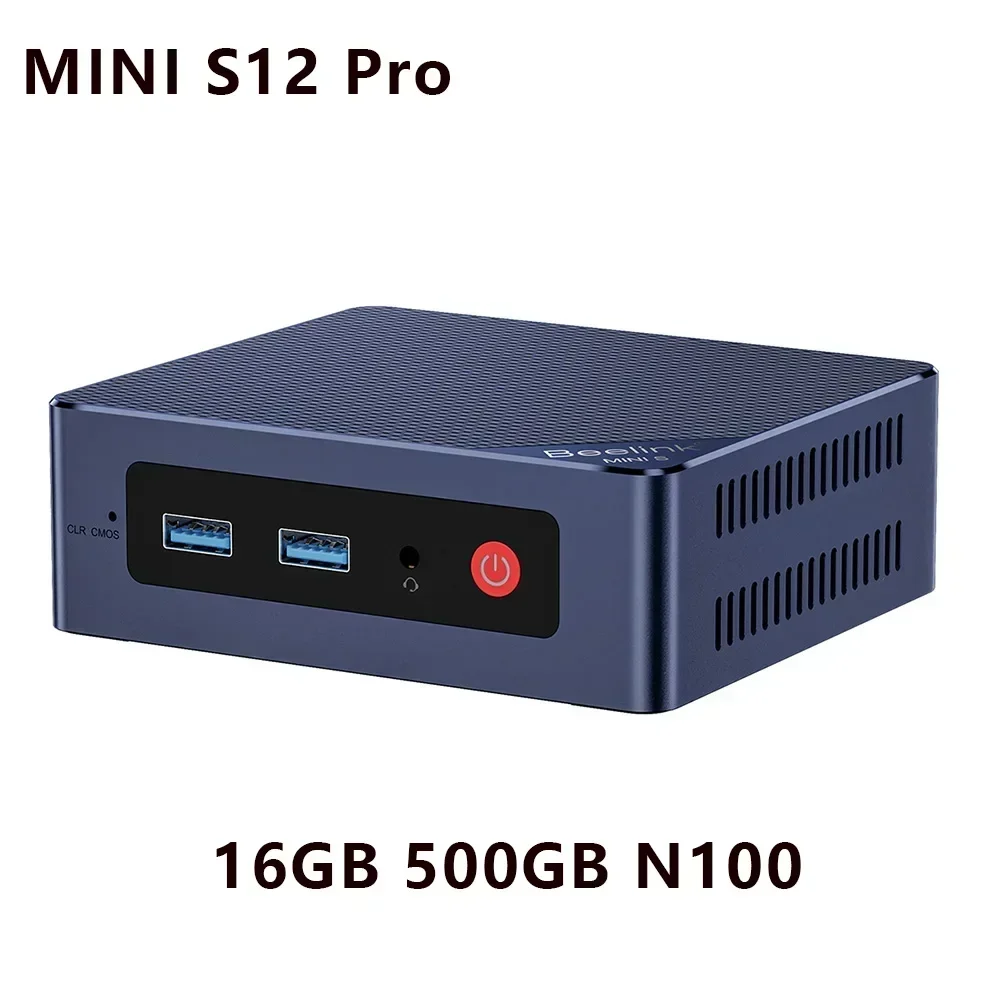 S N5095 8GB 128GB Beelink Mini S12 Pro N95 N100 855 You PC Windows 11 Pro DDR4 8GB 256GB 16GB 500GB WIFI BT