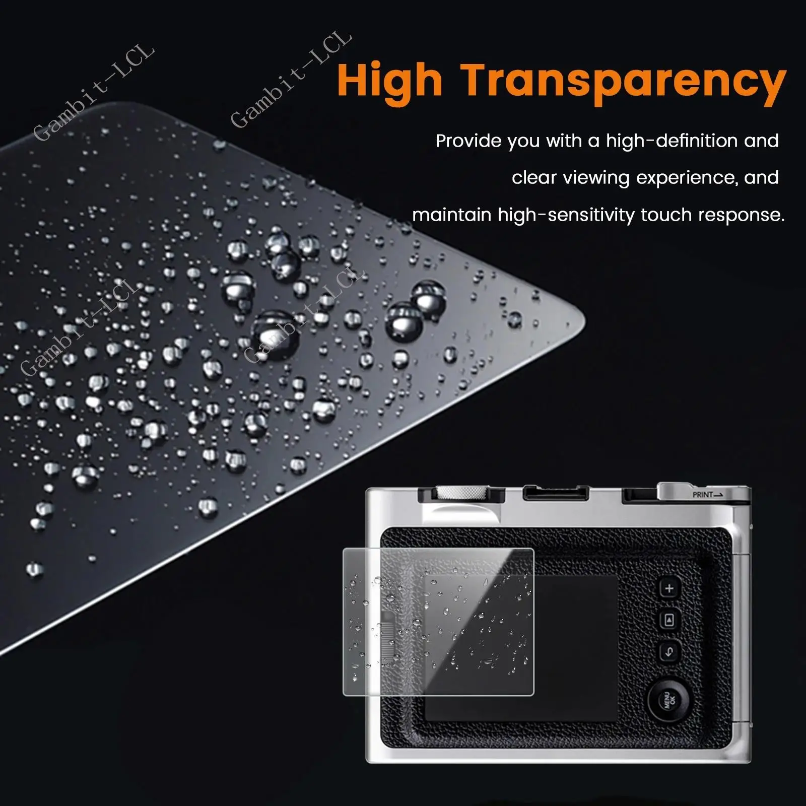 For Fujifilm instax mini EVO Camera LCD Display Screen Protective Film Protection Accessories Protector SmartPhone Cover Film