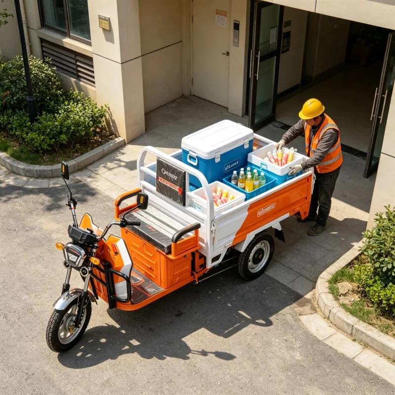 Neighborhood Electric Passenger Vehicle 48V 1000W 2 Seater For Community Daily Travel Shopping Park Visit Customized