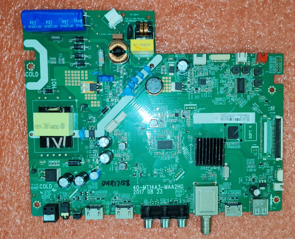 

40-MT14A3-MAA2HG DHR17158 Three in one TV motherboard, physical photo, tested well
