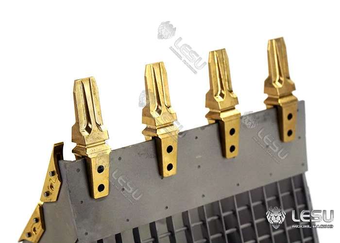RC 1/14 Schaufelaufsatz, Kippmulden-Schaufel für Tamiya Hydraulikbagger, Lader, Muldenkipper für MAN VOLVO Anhänger, Kipper, DIY-Teile – Detail 6
