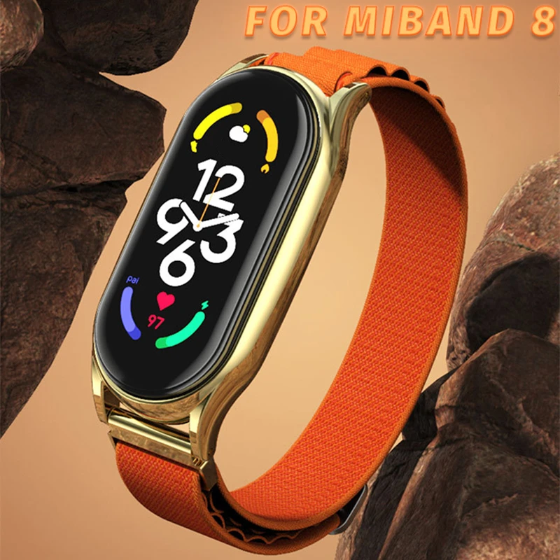 

Alpine &Trail Loop Strap for Xiaomi MiBand 8 Smart Band Replacement Bracelct Correa Wristband for Miband 8 NFC Strap Accessories