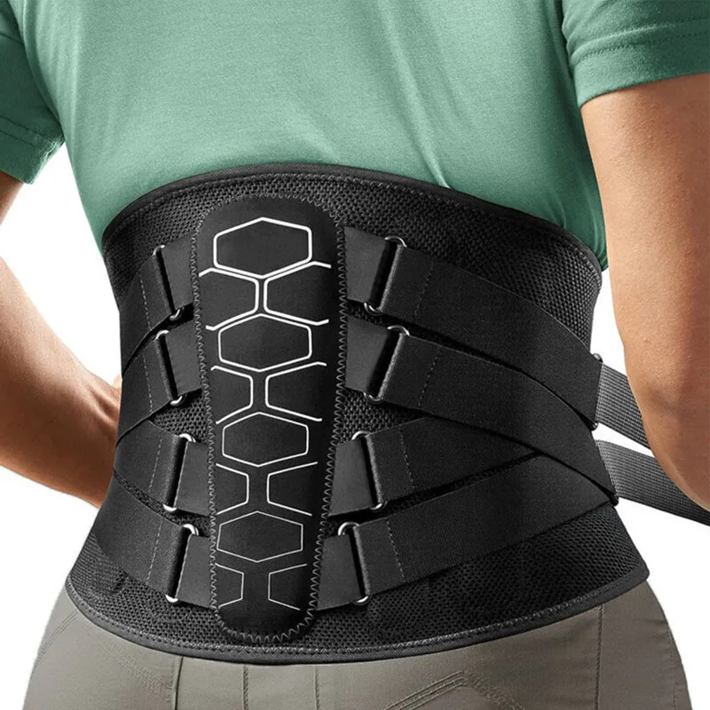 Back Brace for Lower Back Pain Relief with Pulley System,Lumbar Support Belt for Men & Women with Lumbar Pad, Ergonomic Design