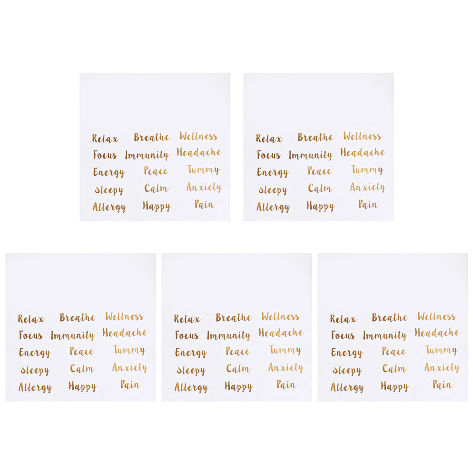 

Letter Sticker Set For Essential Oil Bottle Labels Self-Adhesive Organizing Decals Identification Tags Folder Label