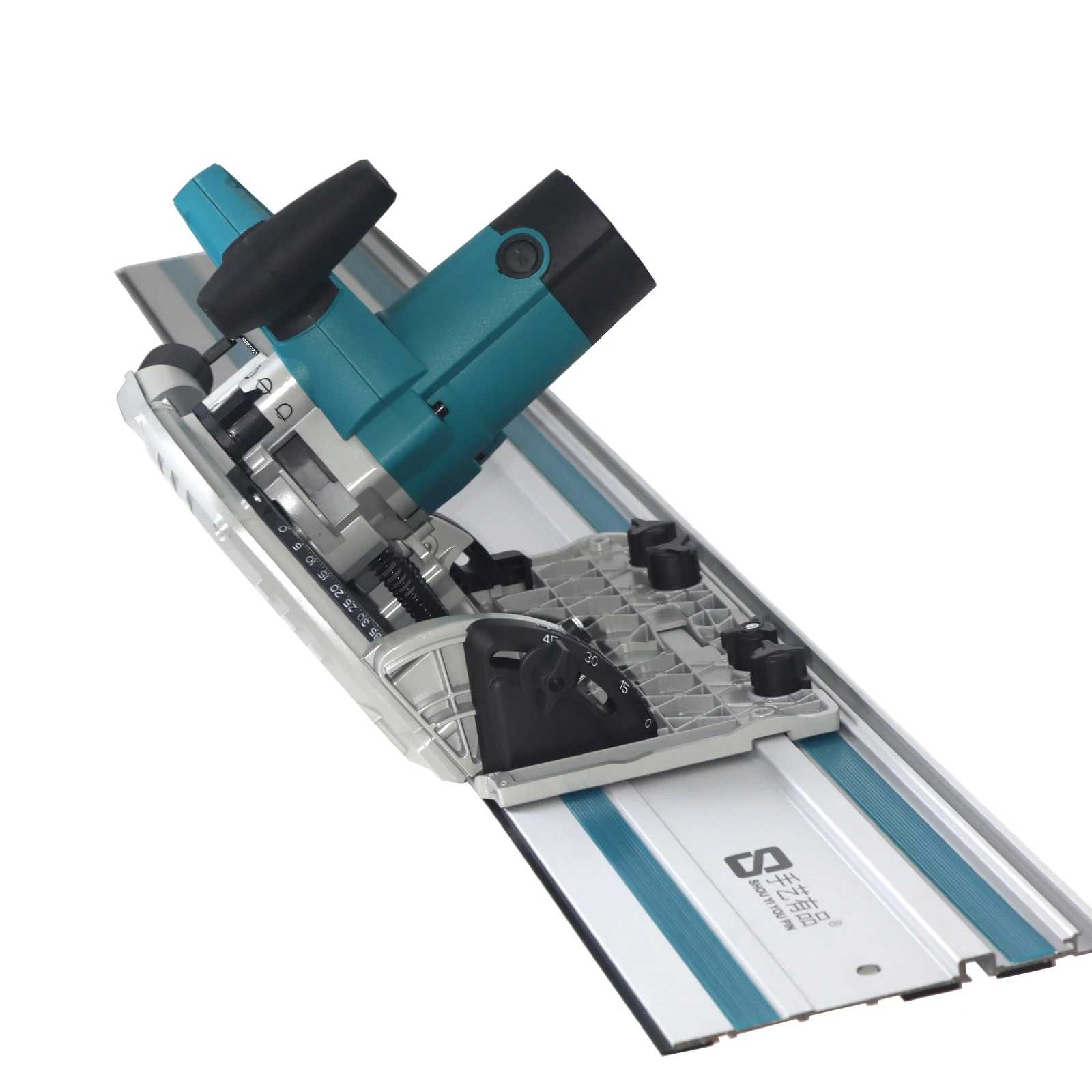 SY-165 (2025 جديد) منشار مسار خالي من الغبار بقدرة 1400 وات لأعمال النجارة، آلة قطع ألواح الجبس المستديرة الكهربائية