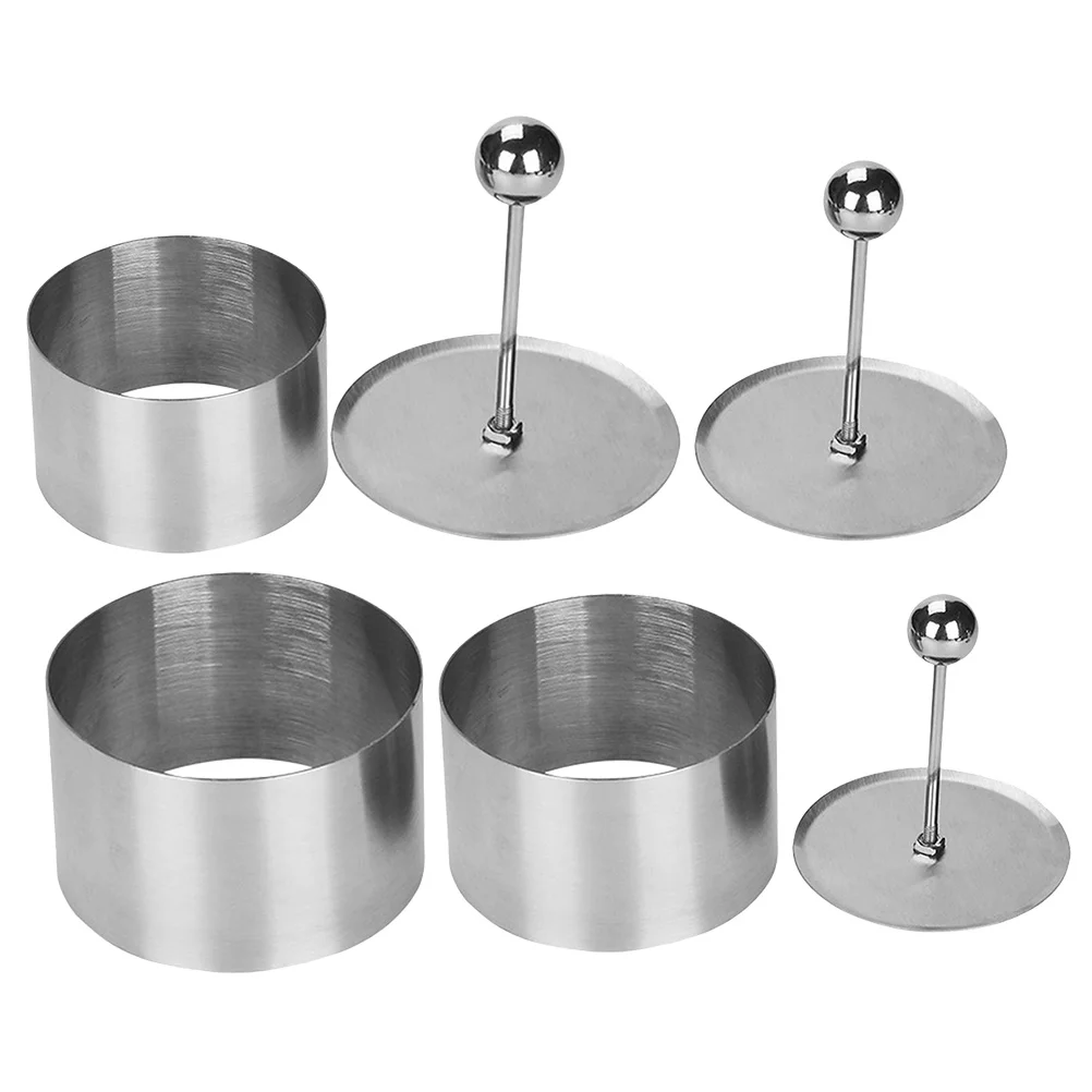 

3pcs Round Stainless Steel Rice Ball Mold Cake Ring Onigiri Maker Kitchen Gadget For Sushi Kimbap Tiramisu Diy Food Tool
