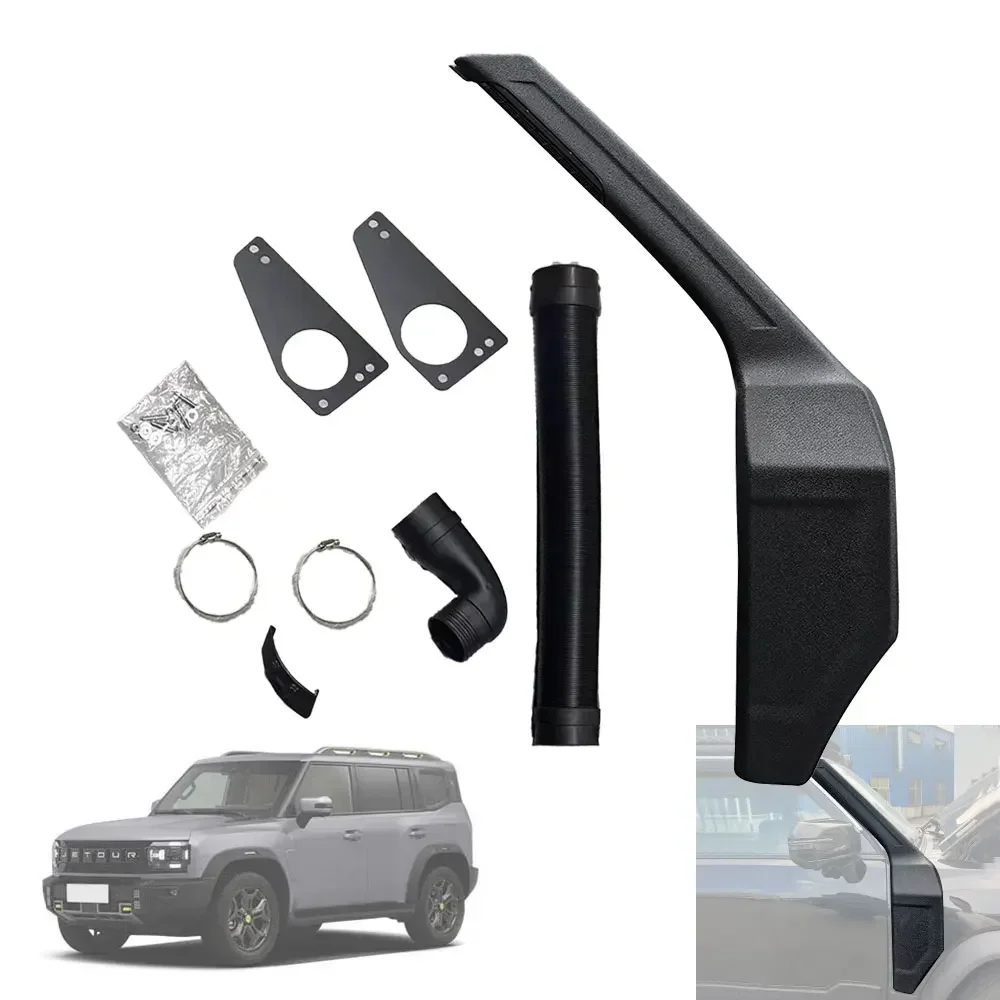 

Car Styling Off-Road Snorkel Part Fit For Chery Jetour T2/Traveler 2023 + Air Intake Wading Hose Breathing Tube Kit Accessories