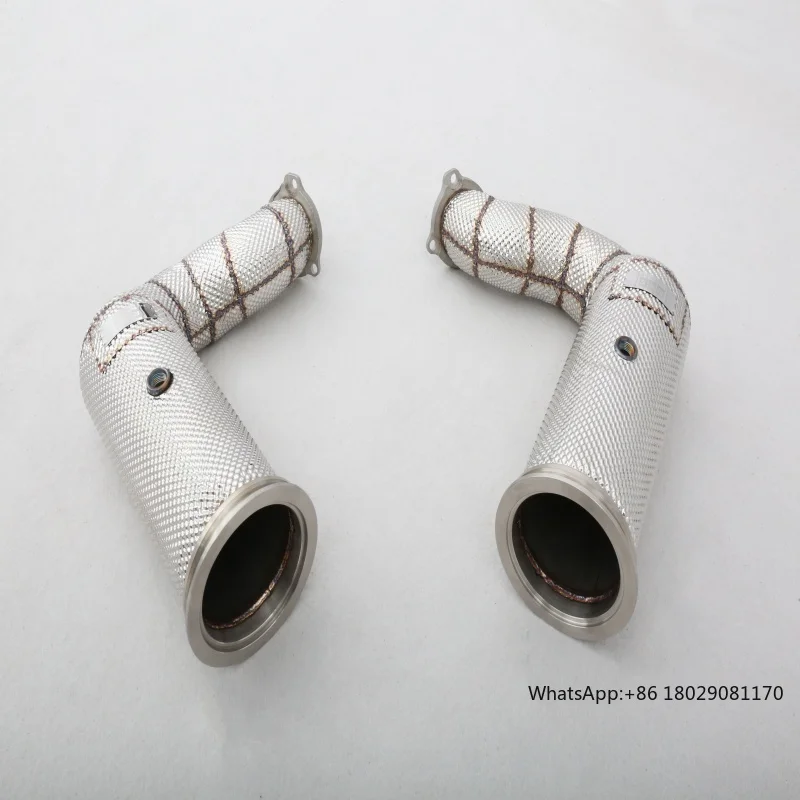 

Premium Quality Custom 304 Stainless Steel/Titanium Valved Downpipe Exhaust System for Porsche Panamera 971 2.9T Premium Exhaust