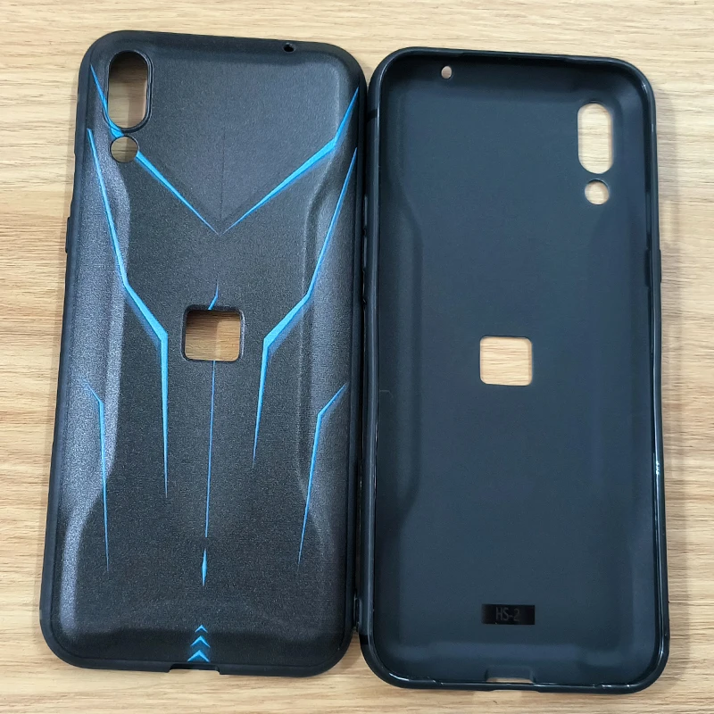 Dla Xiaomi Shark czarny 2 futerał na telefon Xiaomi BlackShark 2 Pro wstrząsoodporny miękkie etui TPU dla Xiaomi Shark Black 2 Pro tylna obudowa