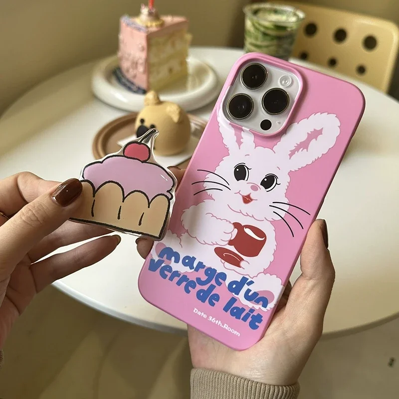 携帯電話用の3Dケーキとクッキーホルダー,折りたたみ式スタンド,iphone,samsung,美しいアクセサリー用のトップサポート