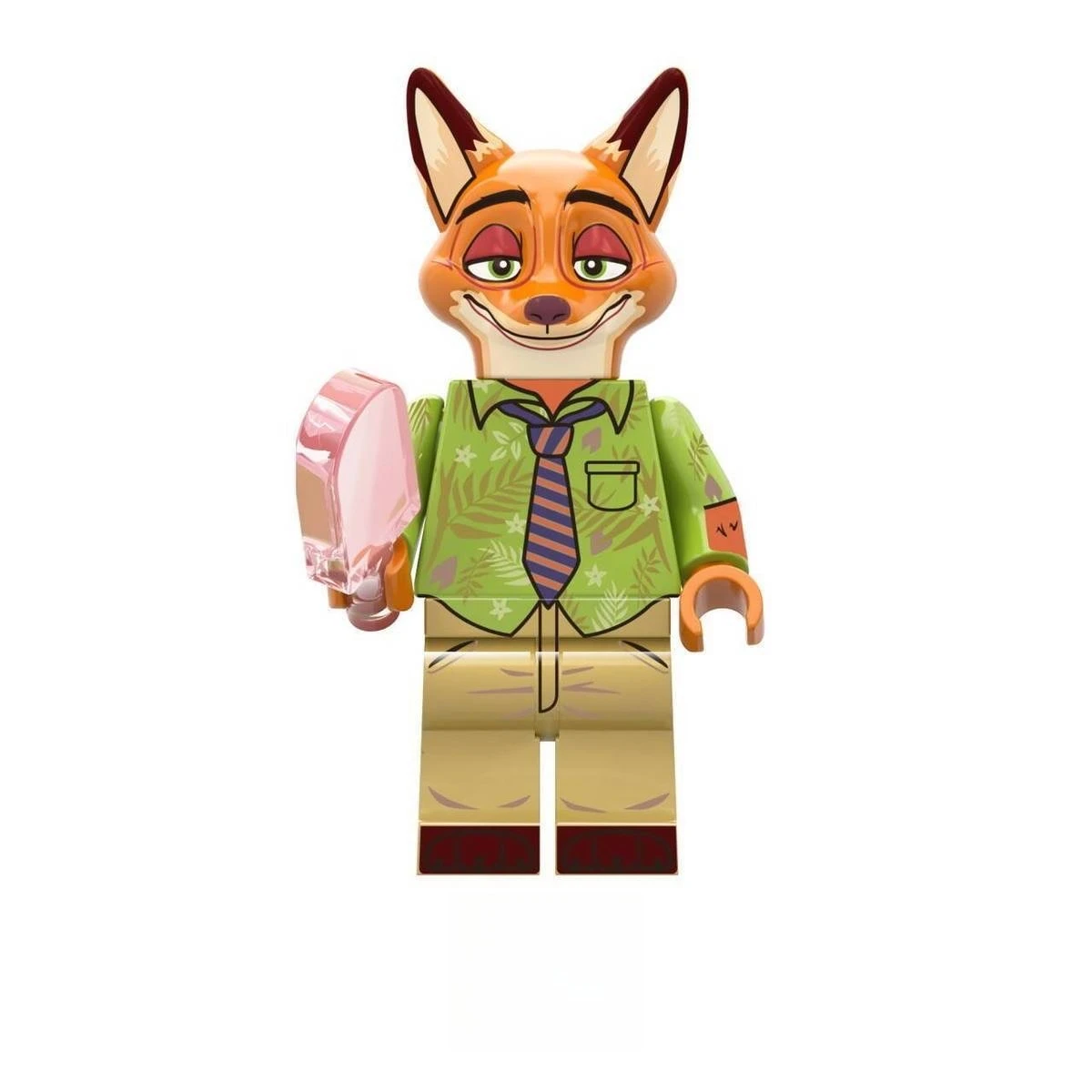 شعبية الساخن فيلم الحيوان بنة لعبة تمثال MOC الكرتون الأرنب جودي والثعلب نيك فتاة صبي لعبة الأطفال هدايا عيد ميلاد