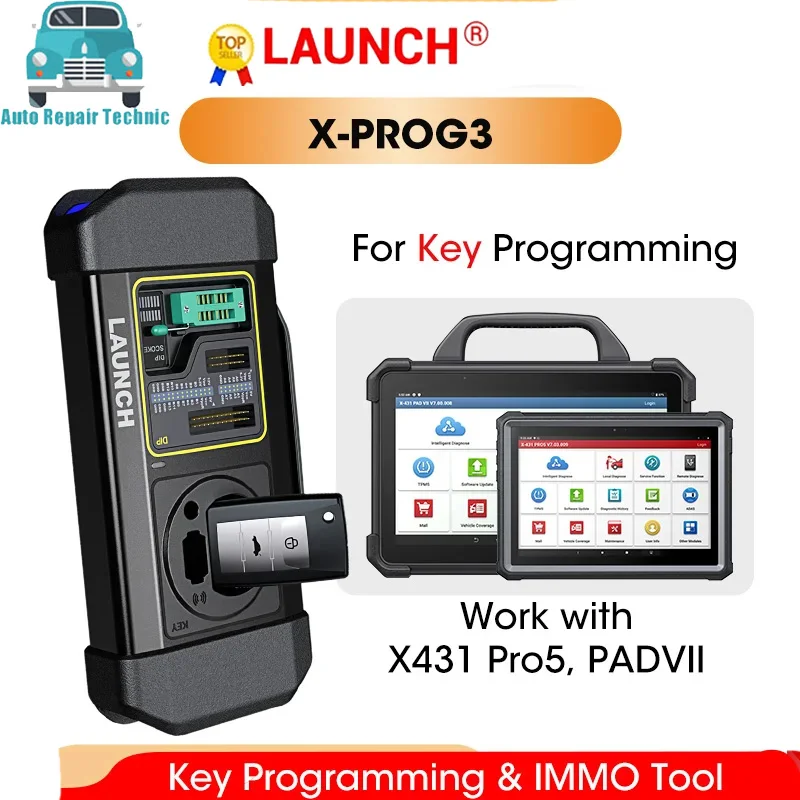 

LAUNCH X431 X-PROG 3 Xprog 3 Key Programming Immobilizer OBD2 Scanner Smart Keys Remote Xprog for LAUNCH X431 PRO3S+/X431 V+