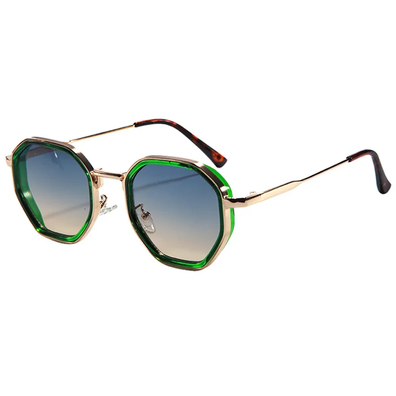 

Vintage Lrregular Square Sunglasses Women Metal Men Shades Fashion Eyewear Luxury Sun Glasses Brand Oculus Female Gafas UV400