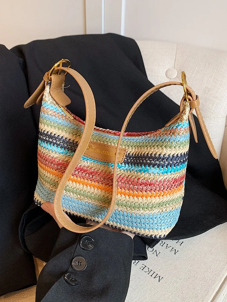 Borsa a tracolla a tracolla di alta qualità di piccola capacità Borsa a tracolla leggera a spalla casual Borsa tote da donna di moda popolare Gnocco