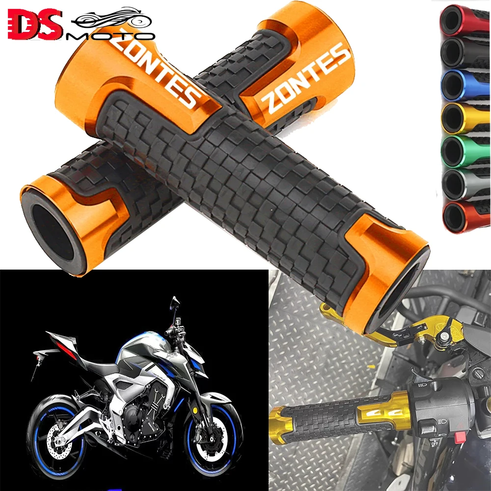 

For Zontes ZT310X 310T 310V ZT310R 310R G1 125 ZT125 350R GK350 350S 350T 7/8'' 22MM CNC Handlebar Grips Motorcycle Accessories