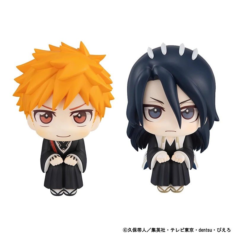 Original Megahouse Look Up Bleach Sennen Kessen-Hen Kurosaki Ichigo Kuchiki Byakuya Q Version Anime Figure Model Collectible Toy