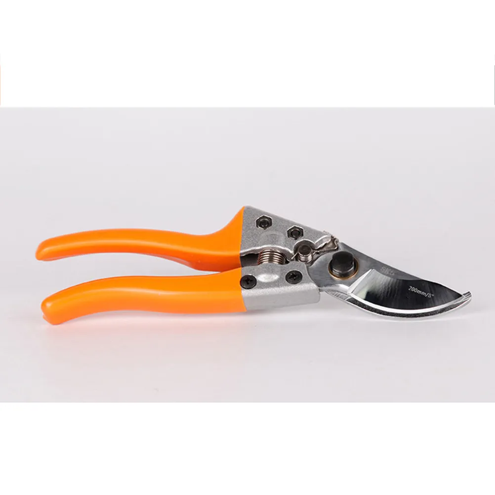 Pruning Shears Garden Scissors Rust Resistant Steel Ergonomic Non Slip Handle Shock Absorbing Spring