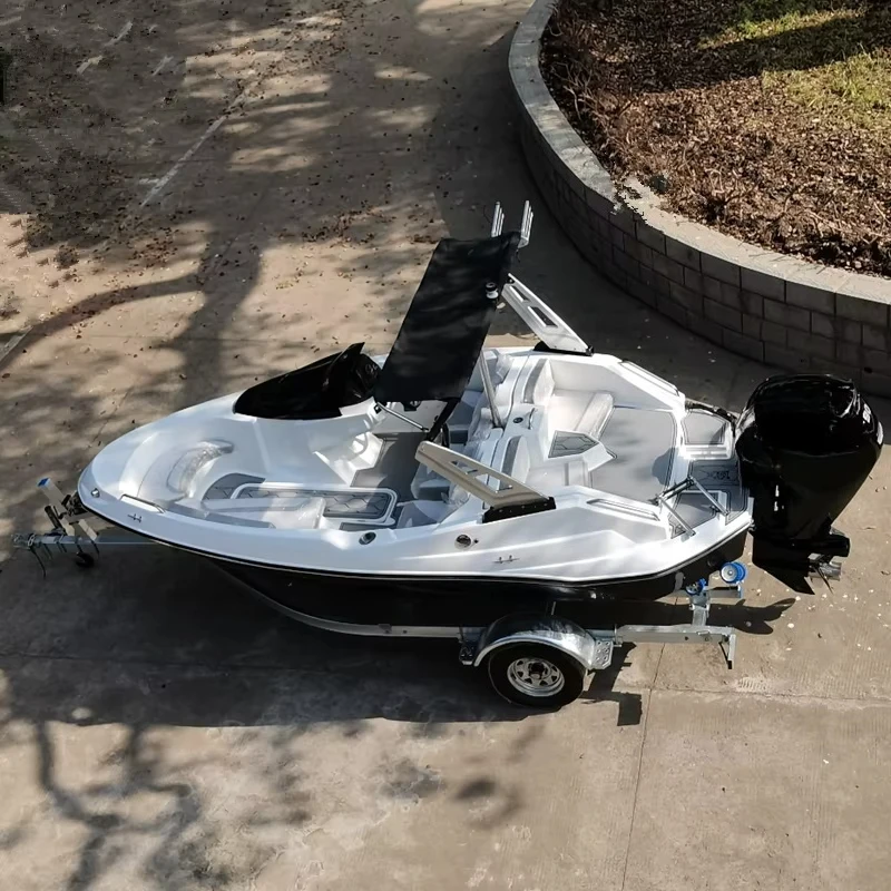 FLIT-480 speedboat with all accessories and  4-stroke 60hp outboard engine