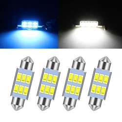 4PCS Canbus LED Festoon C5W Car Number Plate Bulb White for BMW Mini R50 R52 R53 R56 R57 R58 R59 License Plate Light Lamp
