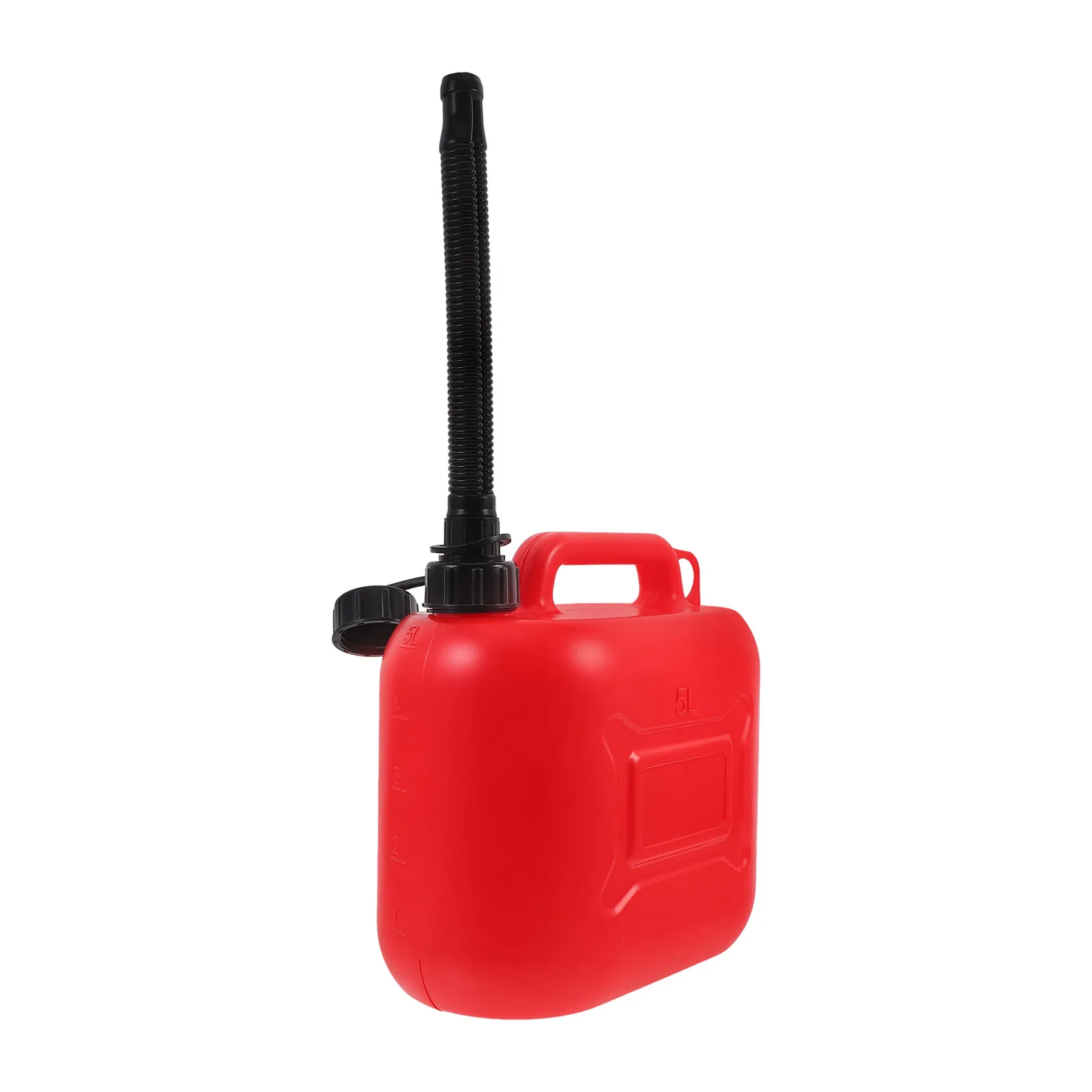 

5-литровый прочный портативный контейнер-канистра с ручкой для хранения топлива в автомобиле, для использования на природе, в поездках, в экстренных случаях, многоразовый