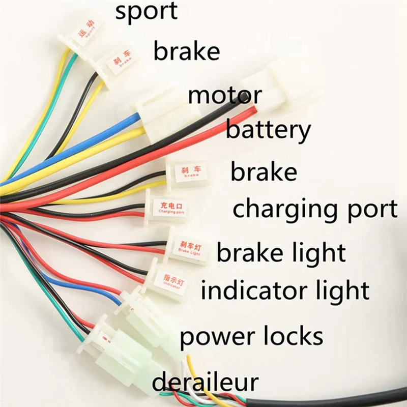 Motor controlador cepillado para patinete eléctrico, Kit de agarre de giro de acelerador para bicicleta eléctrica, 48V, 1000W