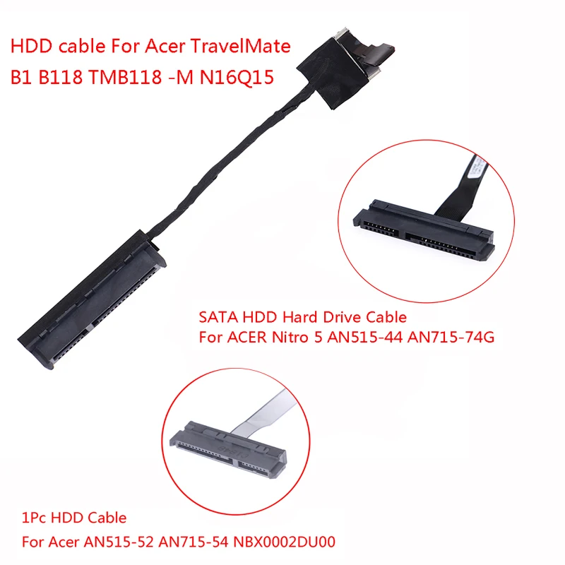 1Pc HDD Cable SATA Hard Drive HDD Cable Flex Cable For Acer Travel Mate B1 B118 TMB118 -M N16Q15 Laptop