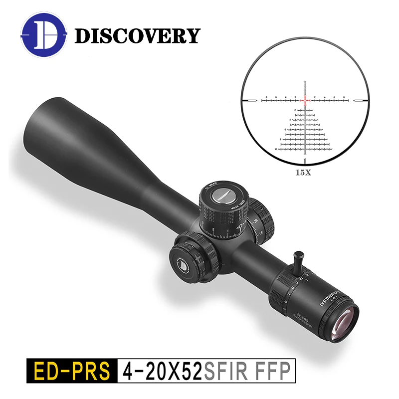 

New Discovery ED4-20X52 Tactical Sight Illuminated Super High Definition Shockproof First Focal Plane Imported Glass