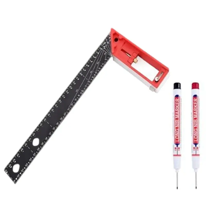 Lightweight 12 Inch Framing Square Carpenter Square, Woodworking Square Ruler, T Square Tool, Right Angle Ruler, L Square Ruler