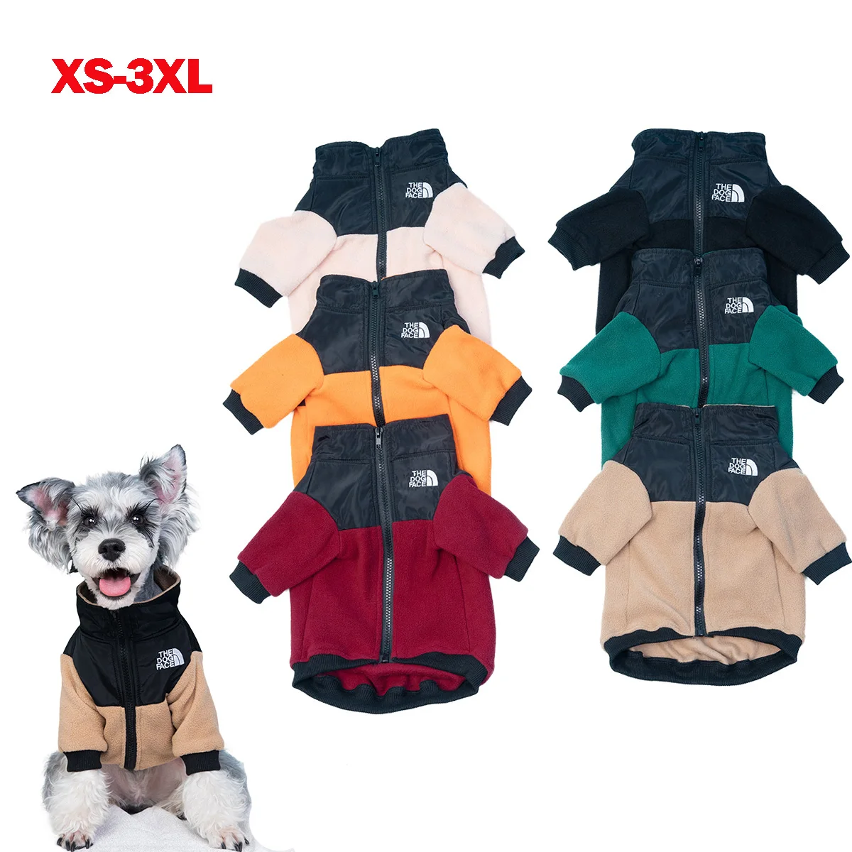 

Winter Dog Jacket Clothes Fashion Pet Clothing Small Medium Dog French Bulldog Chihuahua Teddy Puppy Cat Coat Pets Clothing