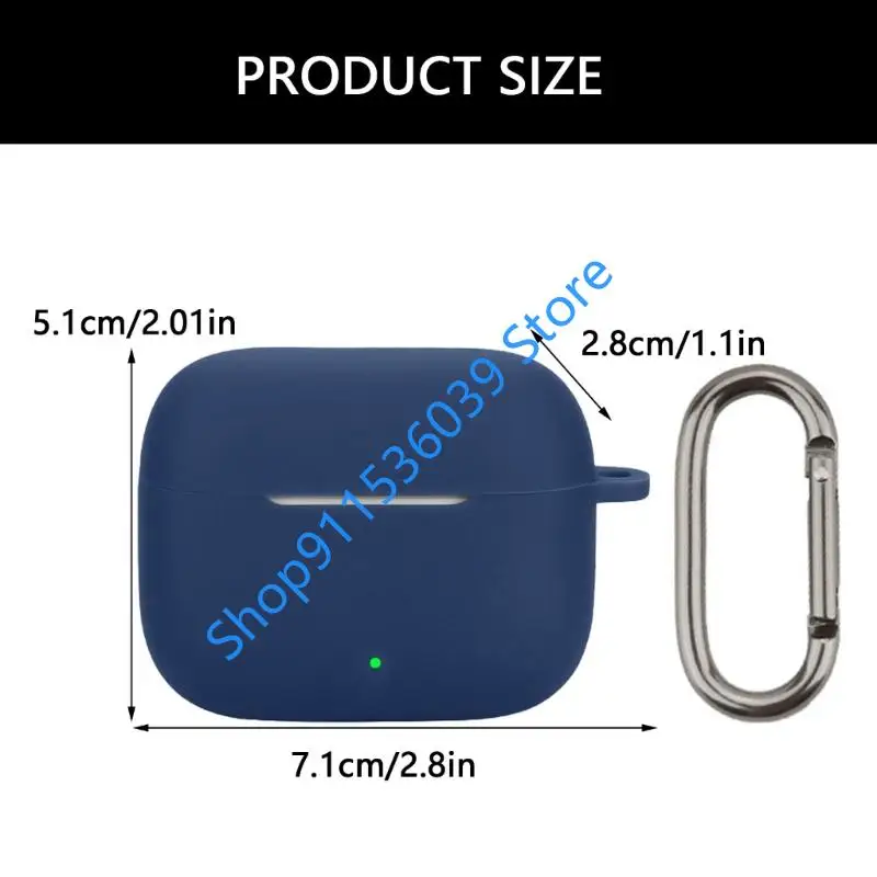 حافظة واقية من السيليكون لهاتف OPPO Enco R4 حافظة حماية لسماعات الرأس اللاسلكية وغطاء مضاد للغبار