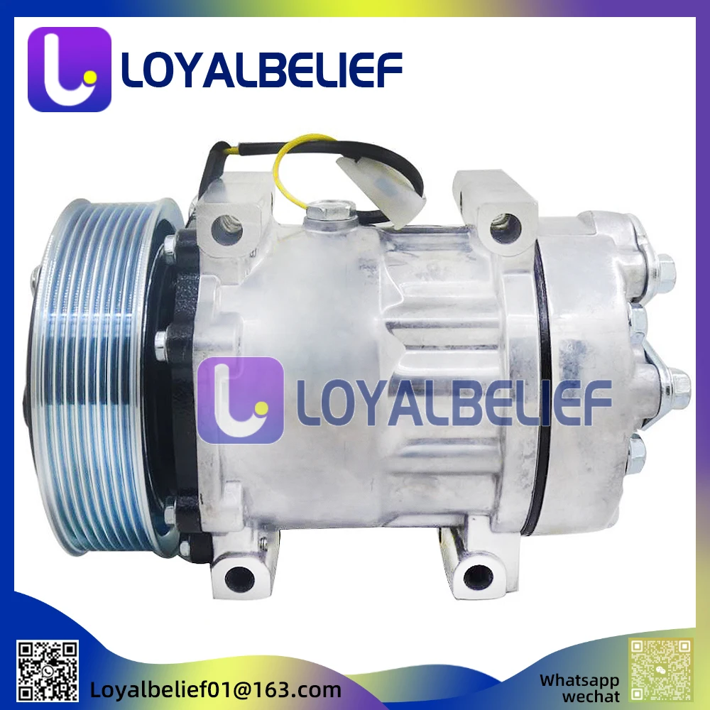 

24V Sd7h15 Auto AC Compressor For Volvo Fh12 11104251 11412631 15082727 20538307 8113268 8191892 85000315