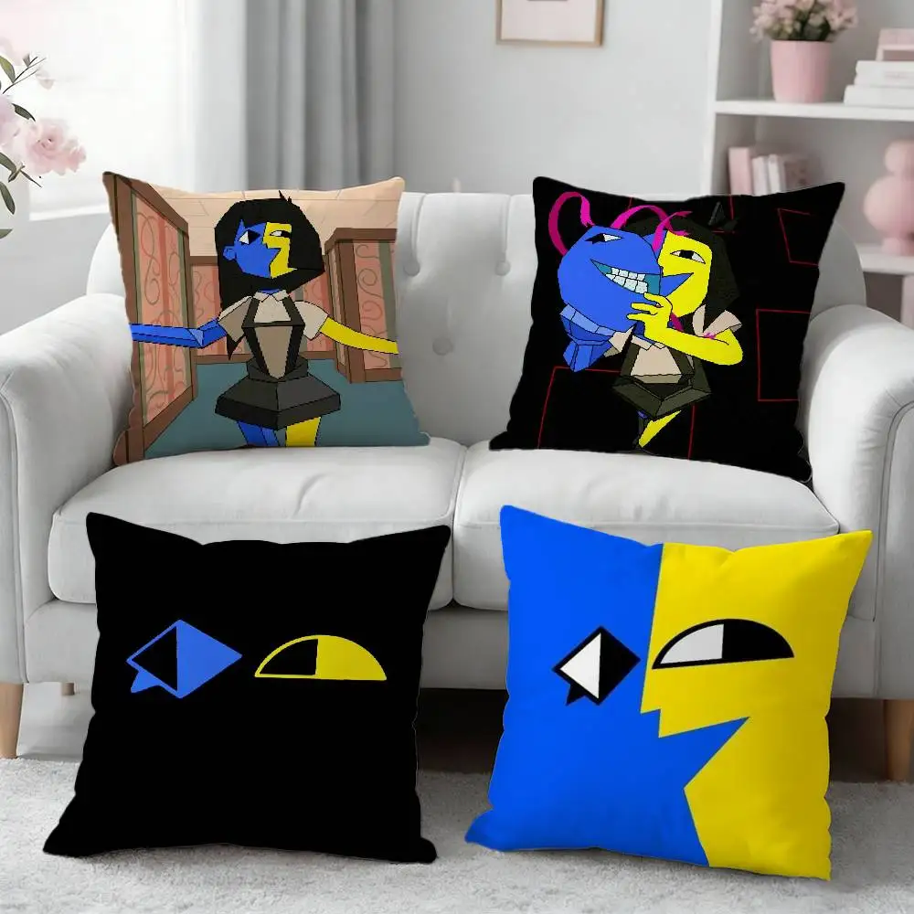

Ena Graphic Joel G Pillow Case Pattern Printed Pillowcase For Living Room Sofa Cushion Cover