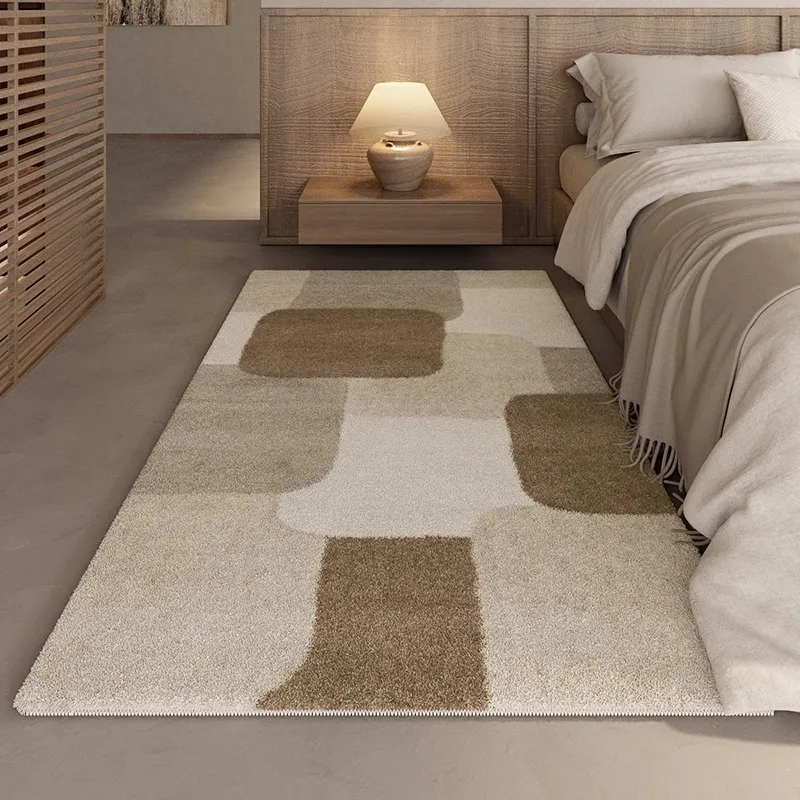 Floor Mats For Bedroom Bedside Carpet For Living Room Home Decoration Foot Mat Soft Plush Minimalism Rug 카페트 Alfombra Dormitorio view 2