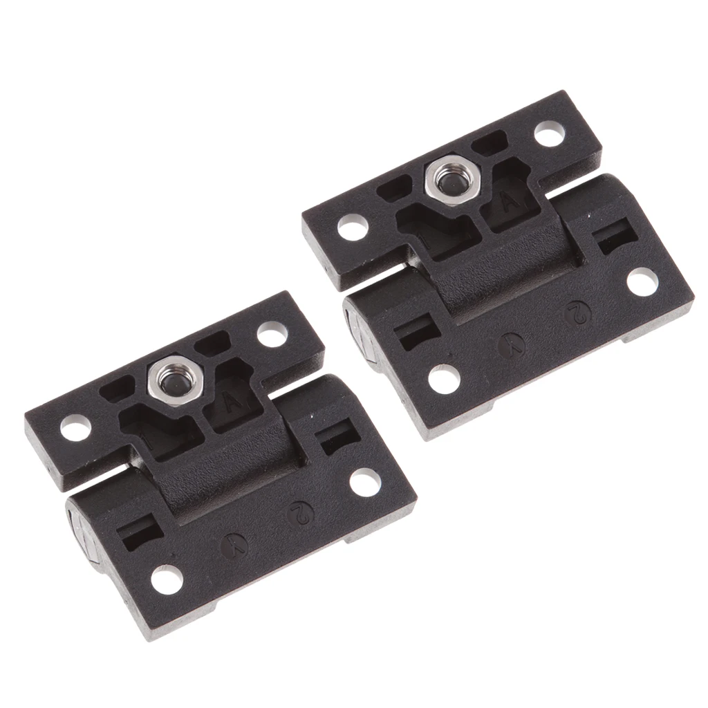 2PCS Einstellbare Position Control Scharnier mit 4 Löcher Fit für E6301-20, Schwarz