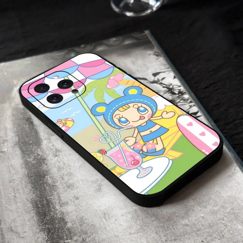 Mezzo Piano CUTE Cartoon Phone Case Laser IMD Color Silver Shell