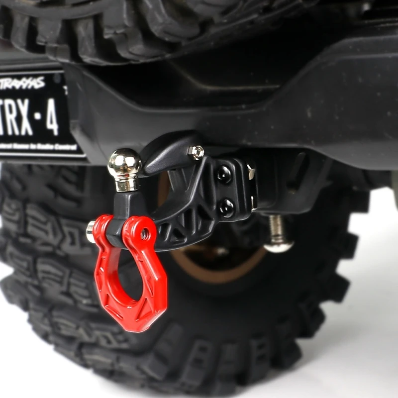 4 Uds RC actualización de coche gancho de remolque gancho de remolque para 1/10 1/8 TRX4 SCX10 KM tanque 300 RC piezas de mejora de coche RC accesorios de actualización de coche