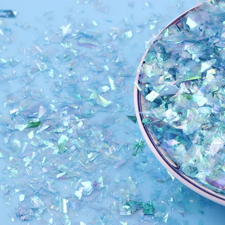 15g/Pack Girl Boy Iridescent Confetti Shining For Wedding Baby Shower Birthday Mermaid Party Table Scatter DIY Decor Supplies